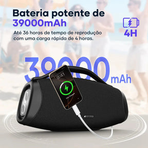 🔥  QUEIMA DE ESTOQUE!! 🔥 Caixa de Som Sabala Boombox DR-909 Bluetooth 200w 39000mah Tws Ipx6.